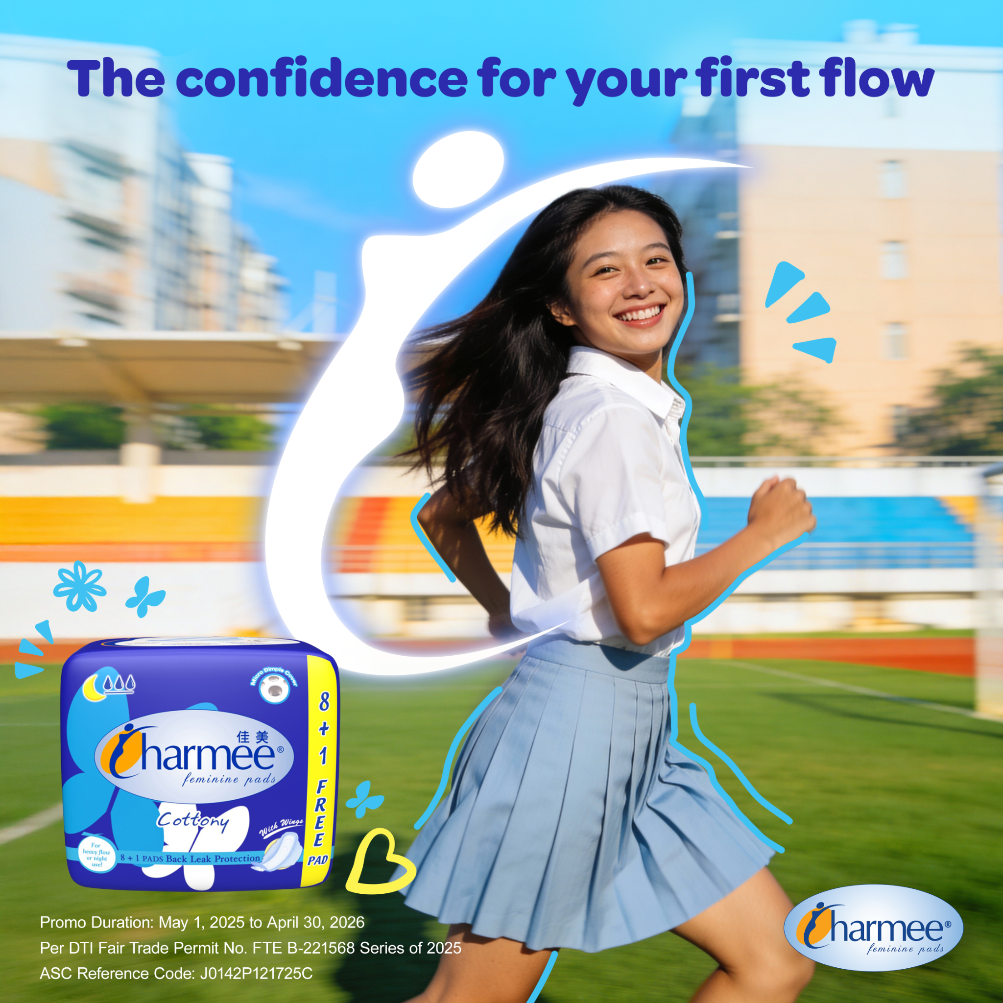 Charmee Feminine Protection Facebook ad