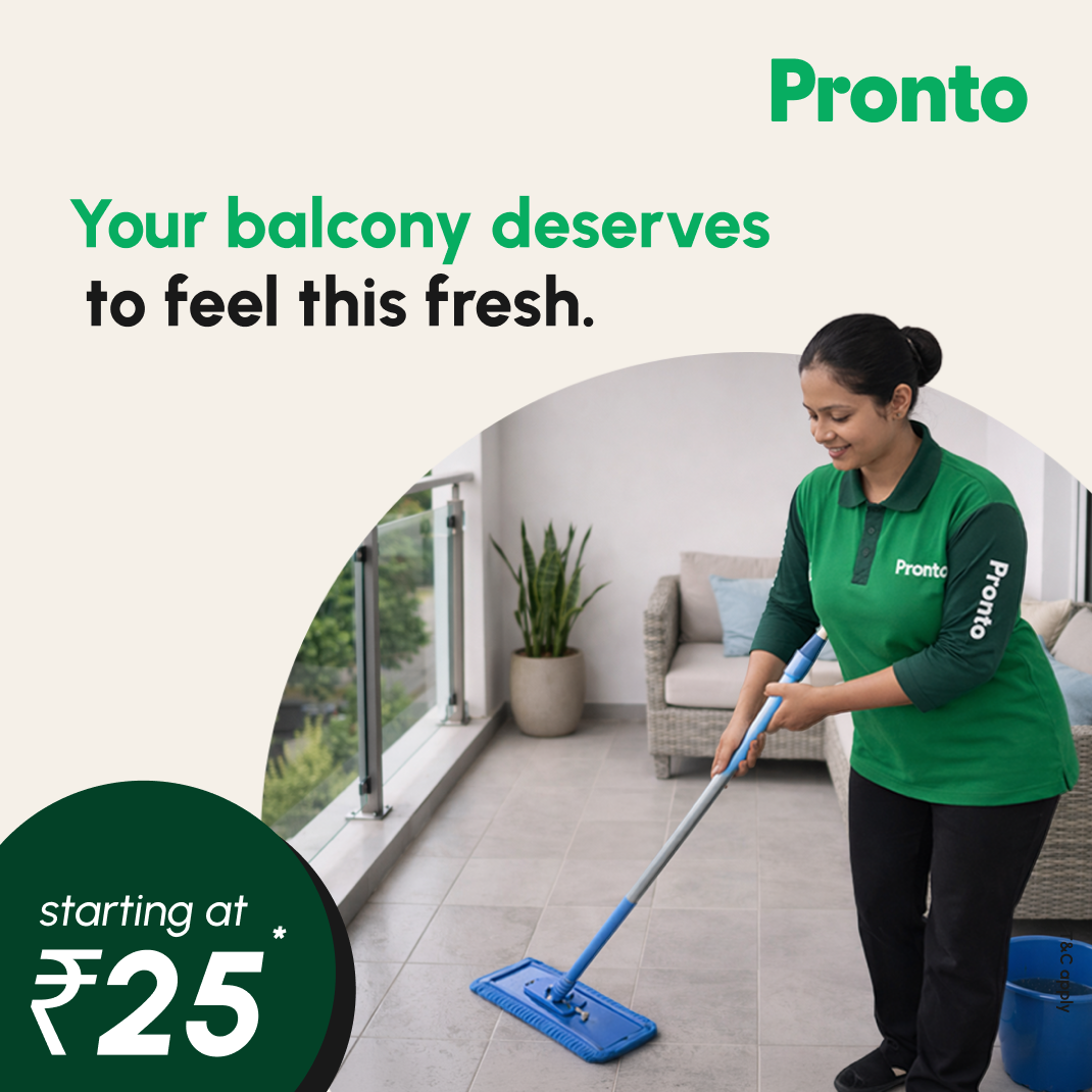 Pronto - India's 10 Minute Home Services App Facebook ad