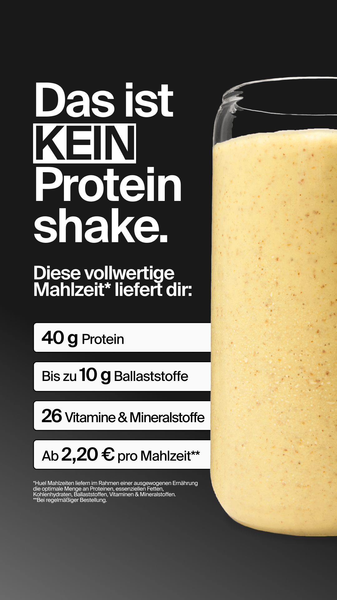Huel Facebook ad