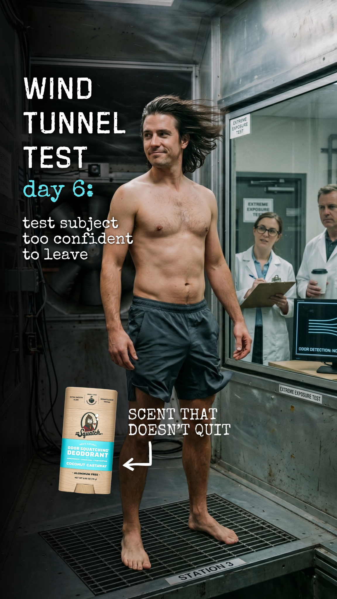 Dr. Squatch Facebook ad