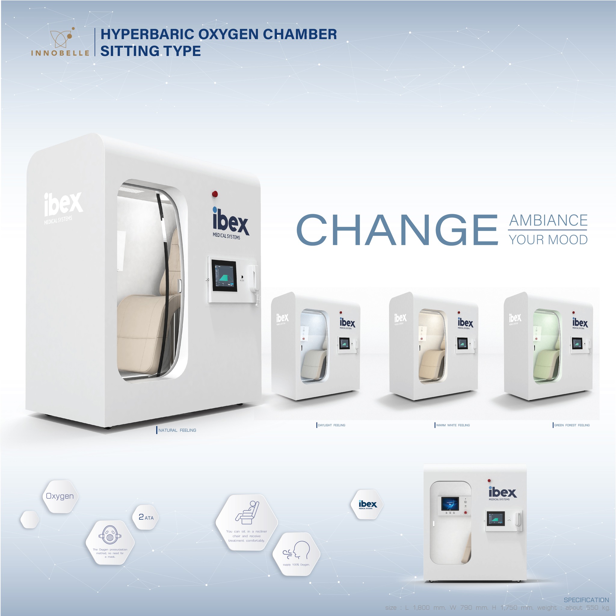 Innobelle Aesthetic & Anti-aging Facebook ad: HBOT Sitting Type 2 ATA เครื่องแรกถึงไทย!