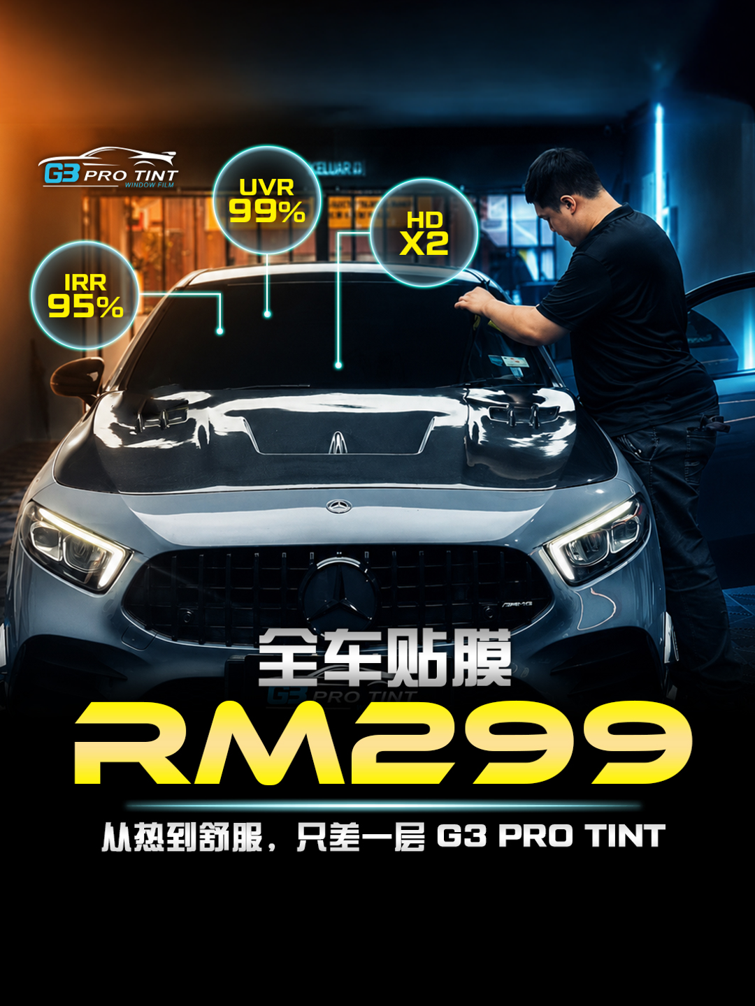 G3 PRO TINT Ipoh Facebook ad