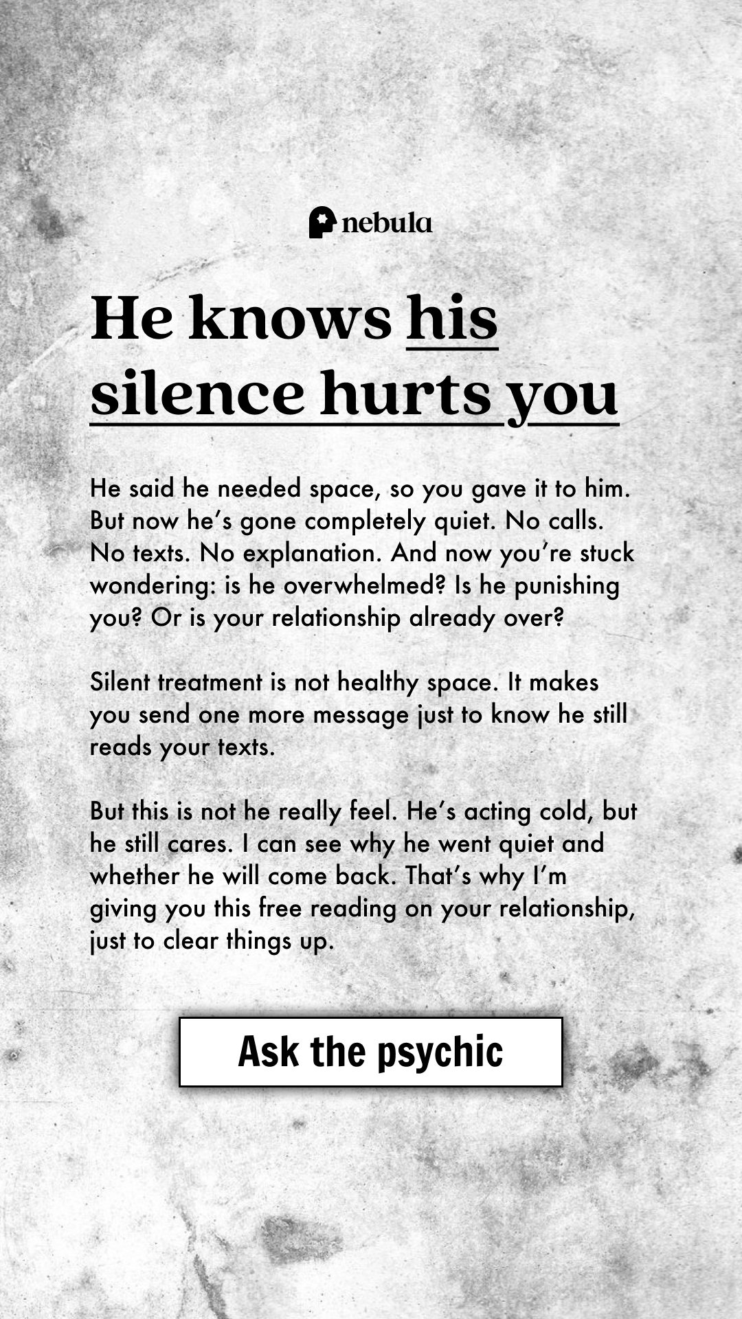 Your Relationship Advisor Facebook ad