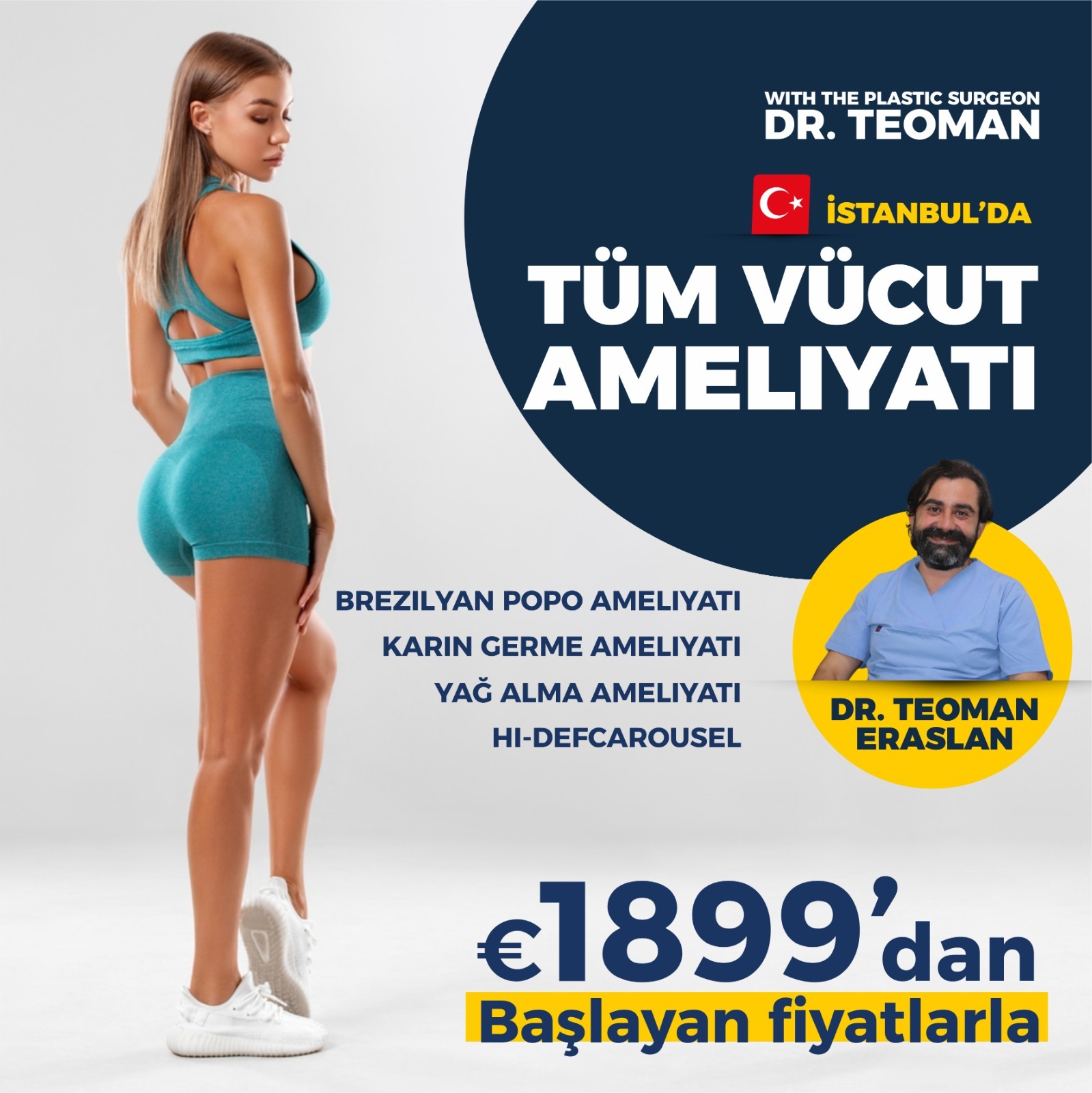 Op.Dr.Teoman Eraslan Facebook ad: İstanbul'da vücut şekillendirme ameliyatları