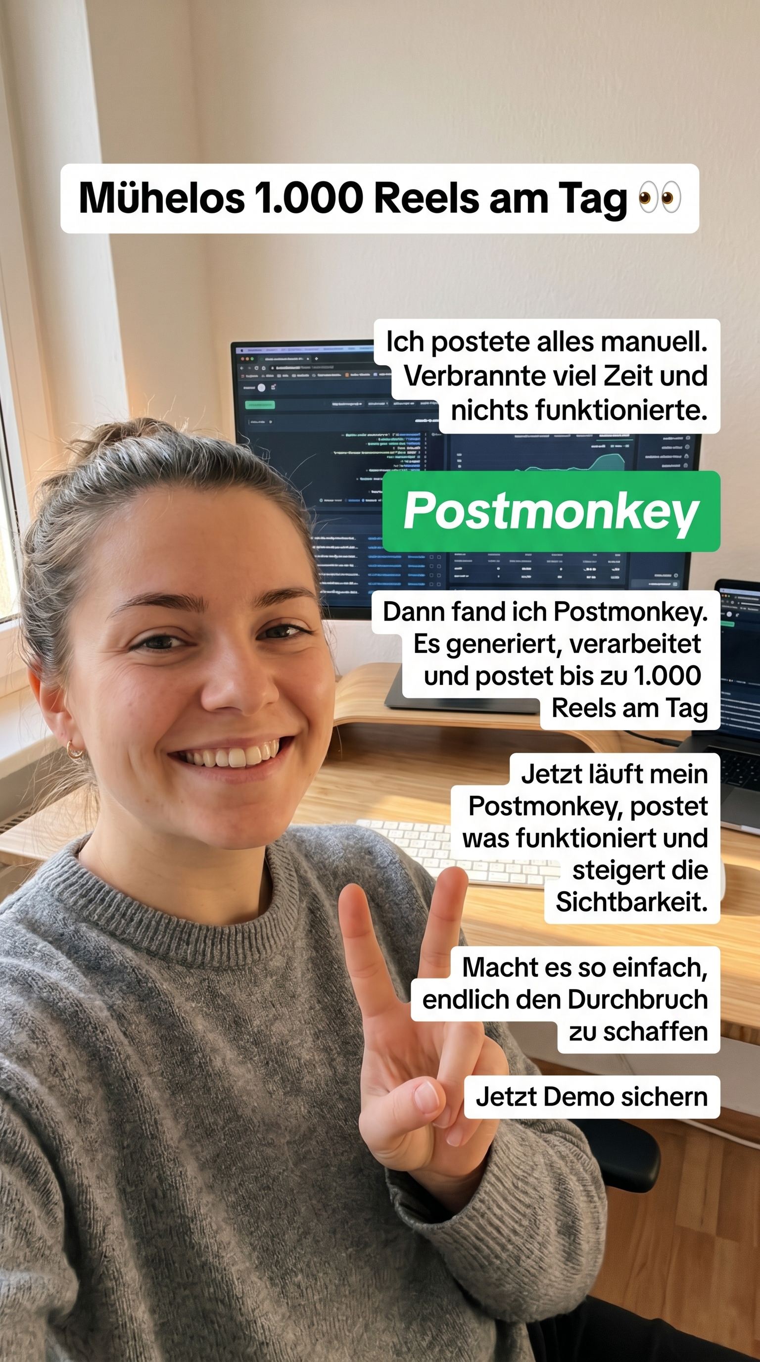 Paul Roth Facebook ad: 30.000 Posts im Monat automatisiert