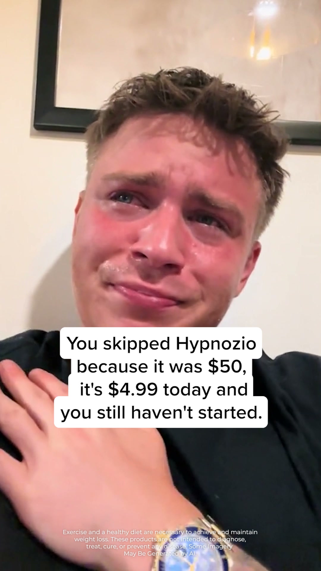 Hypnozio: power of hypnotherapy Facebook ad: Overcome Weight Challenges