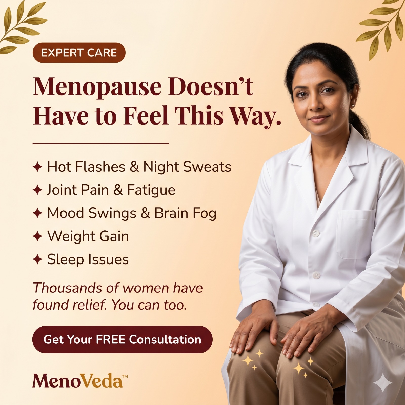 Menoveda Facebook ad