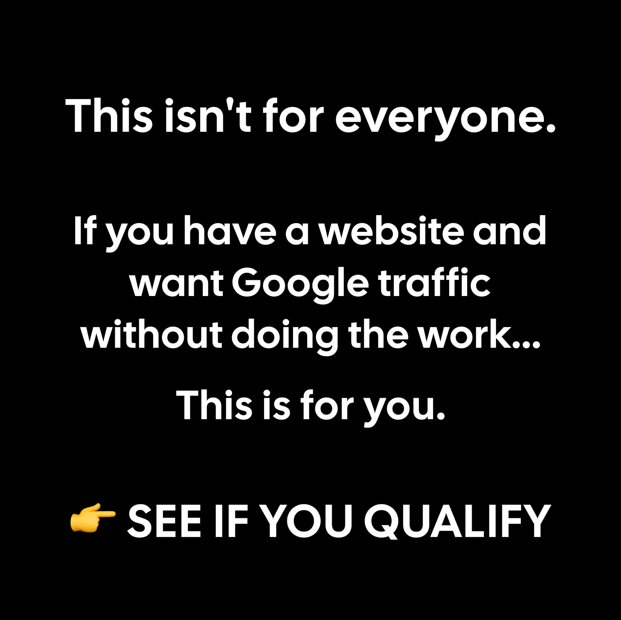 Soro SEO Facebook ad