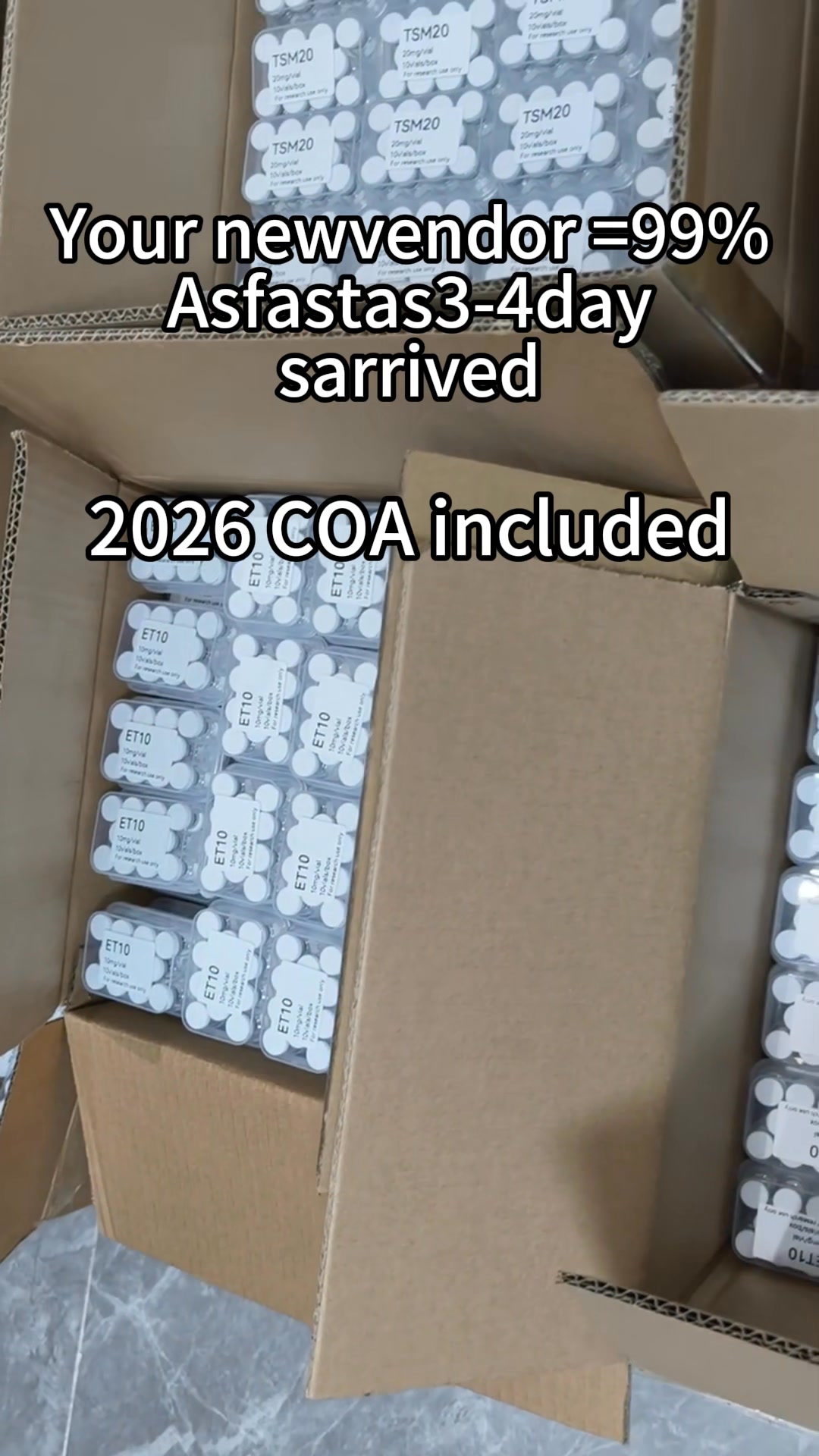 PeptiCore Facebook ad: When you buy $2k worth of peptide from a supplier in China…