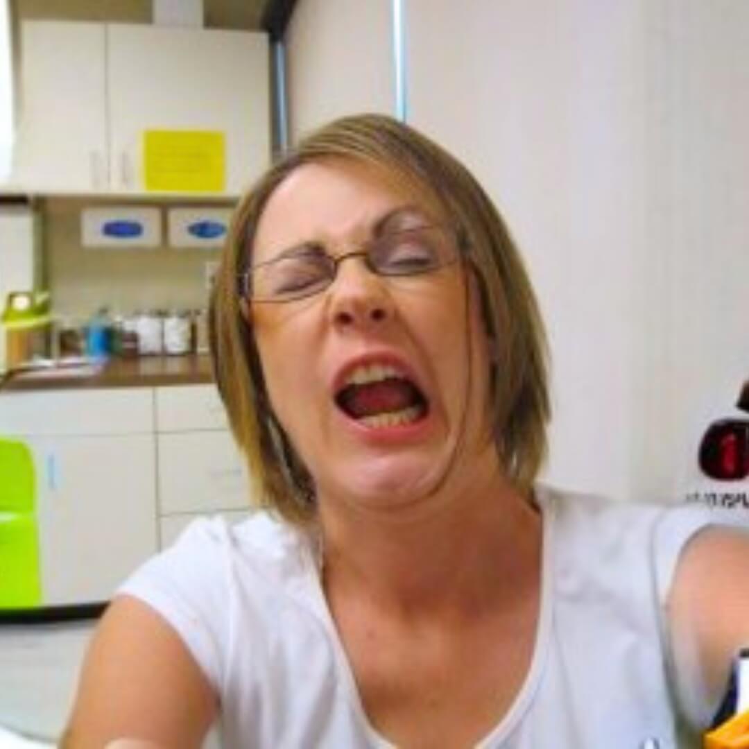Alice Miller Facebook ad: End The Morning Mucus Nightmare