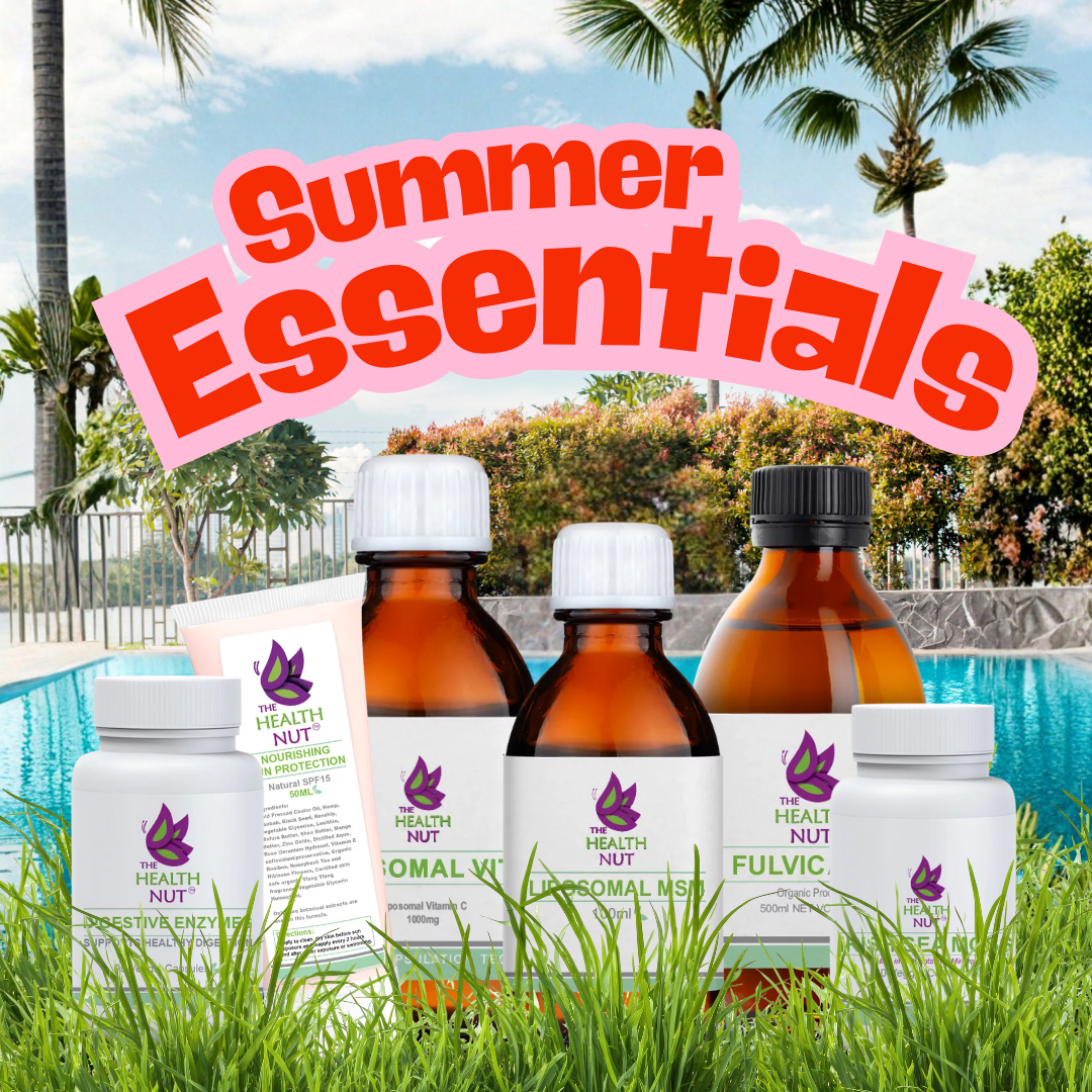 The Health Nut Facebook ad: Daily Summer Essentials