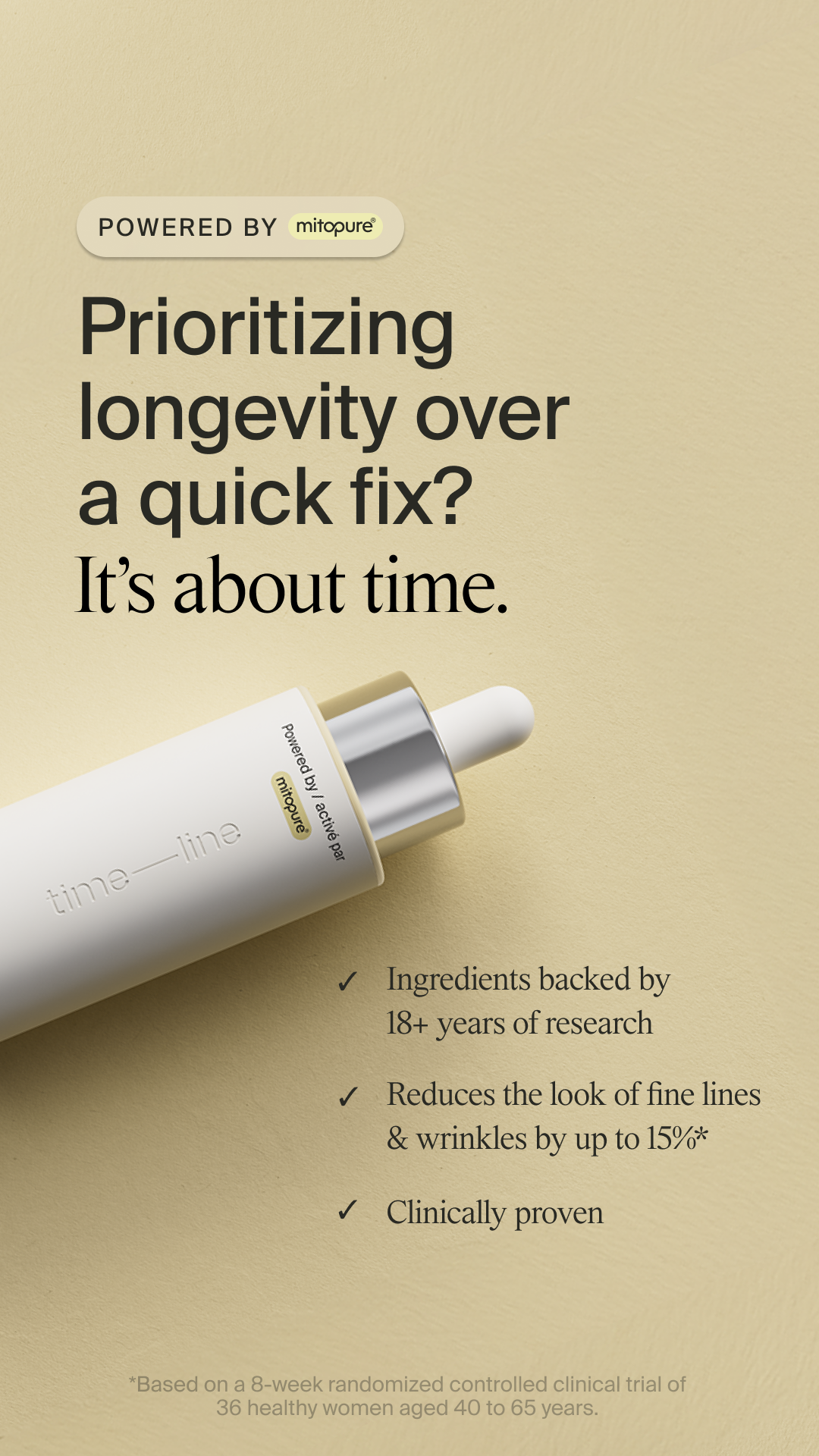 Timeline Longevity Facebook ad