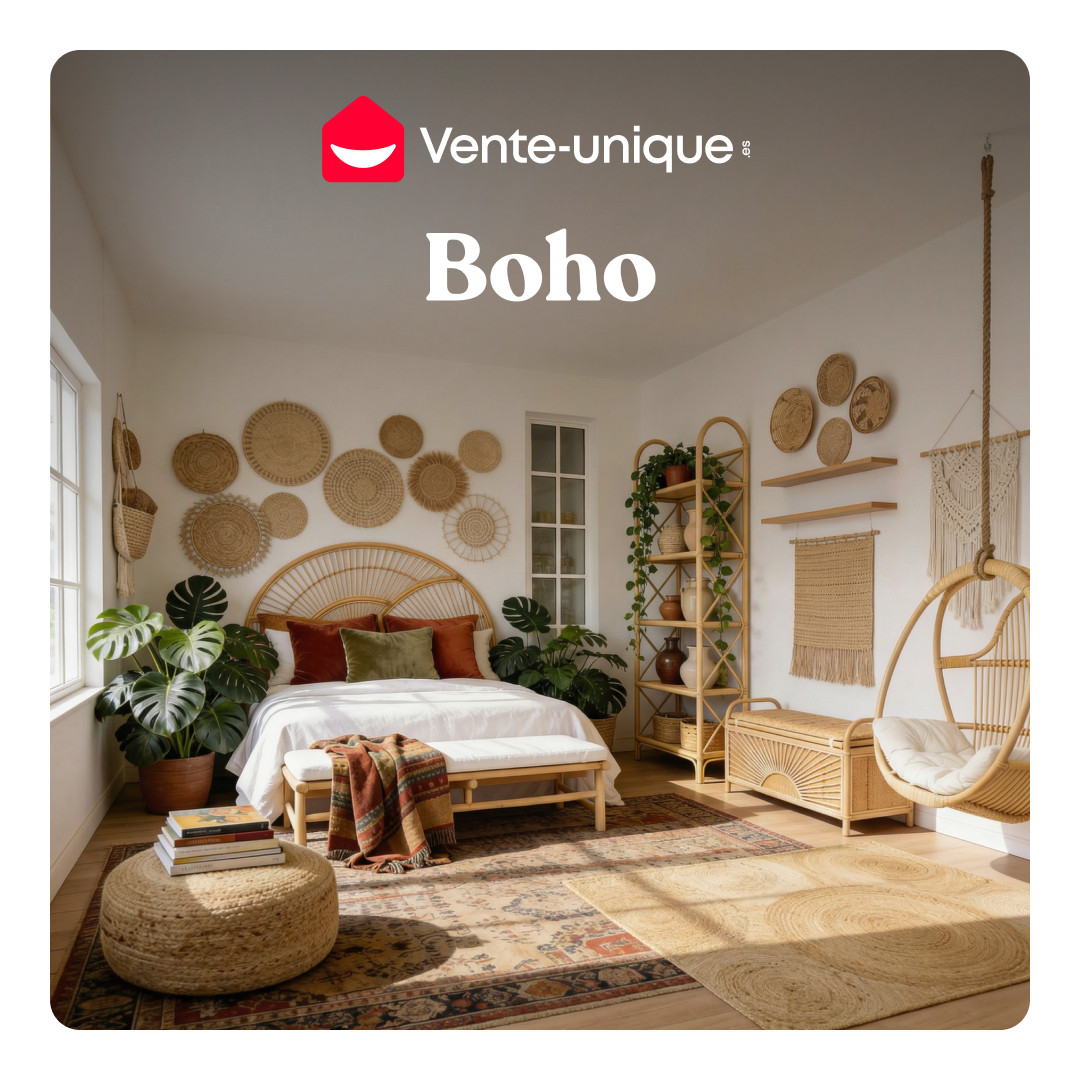 Vente-unique.com Facebook ad: Vive el espíritu bohemio