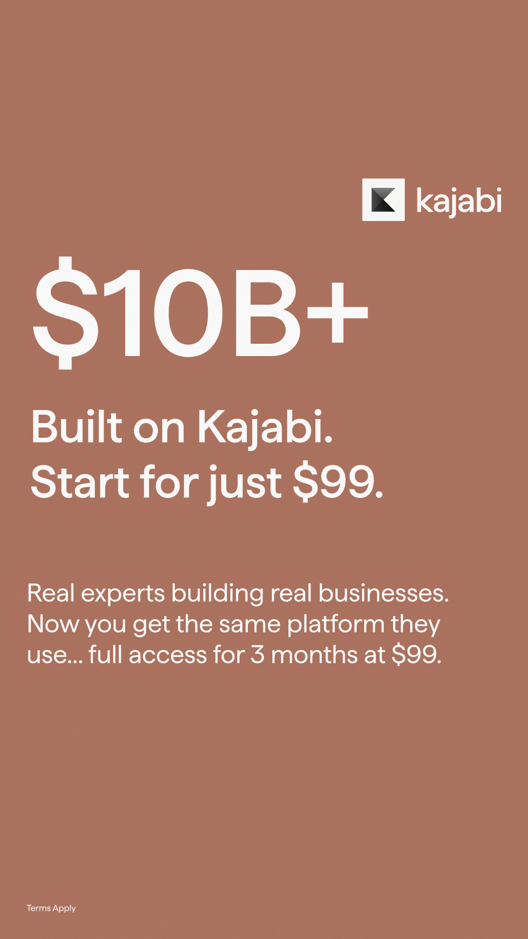 Kajabi Facebook ad