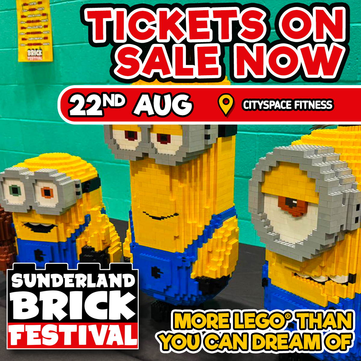 Sunderland Brick Festival Facebook ad from Jun 10, 2026