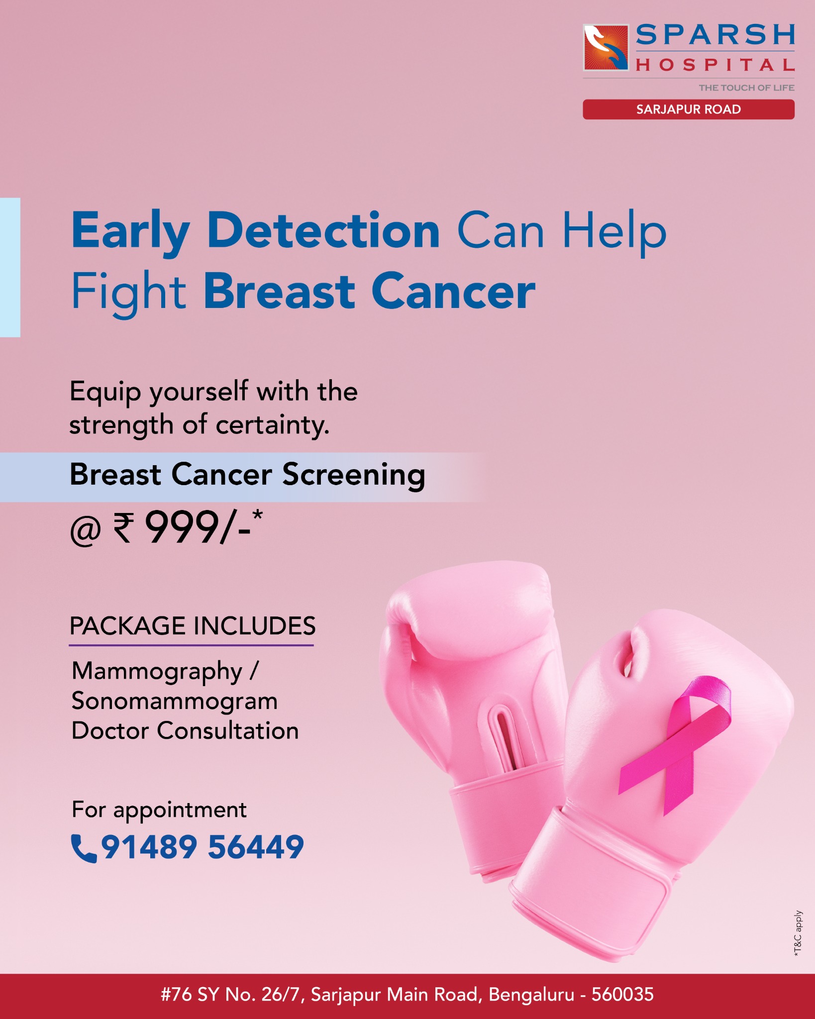 SPARSH Hospital, Bangalore Facebook ad