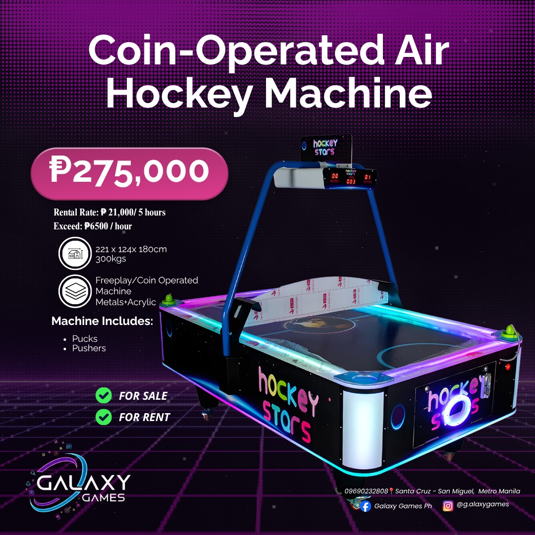 Galaxy Games Ph Facebook ad: Turn your space into the ultimate entertainment destination