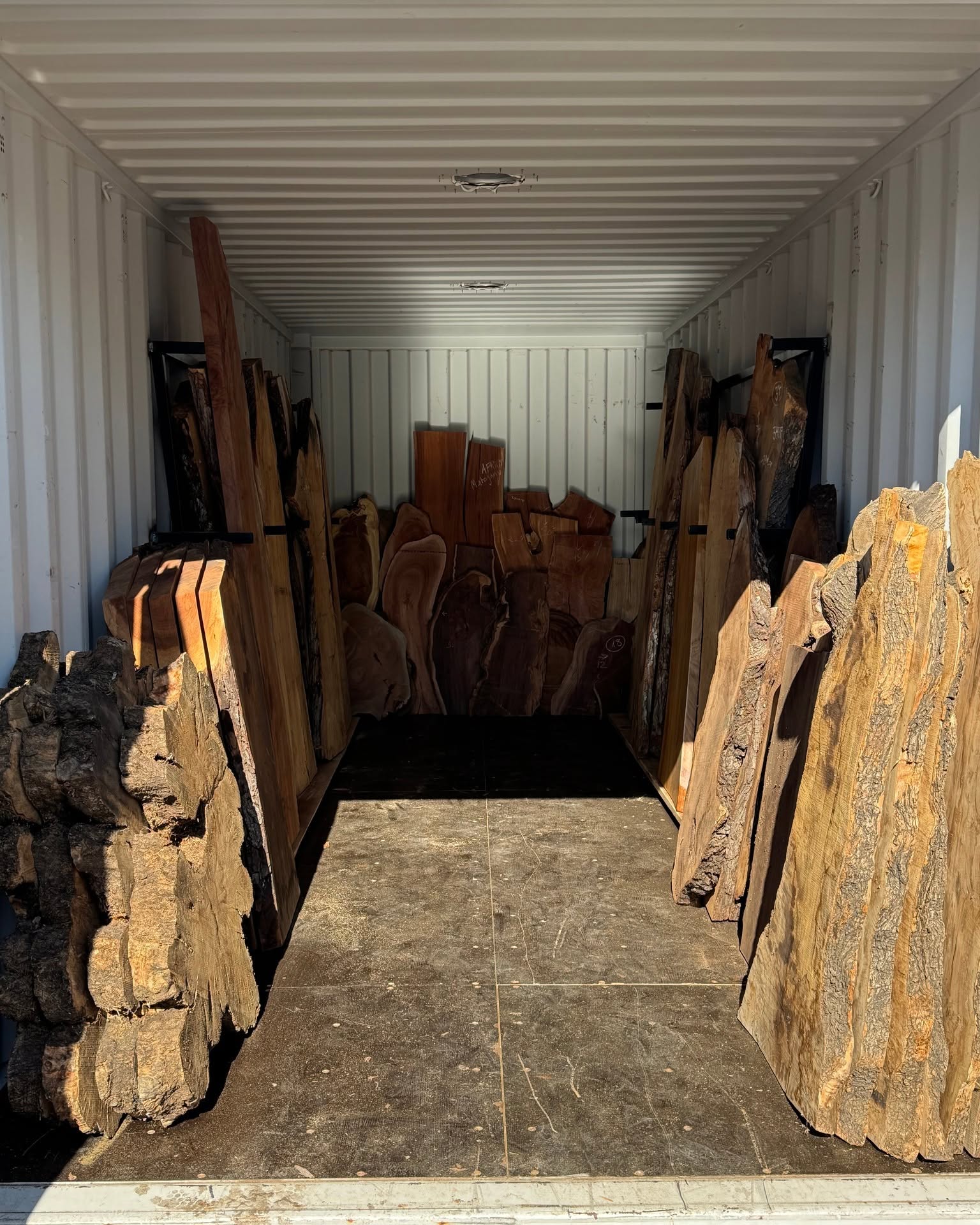 Alan Hackler Facebook ad: Live Edge Slabs