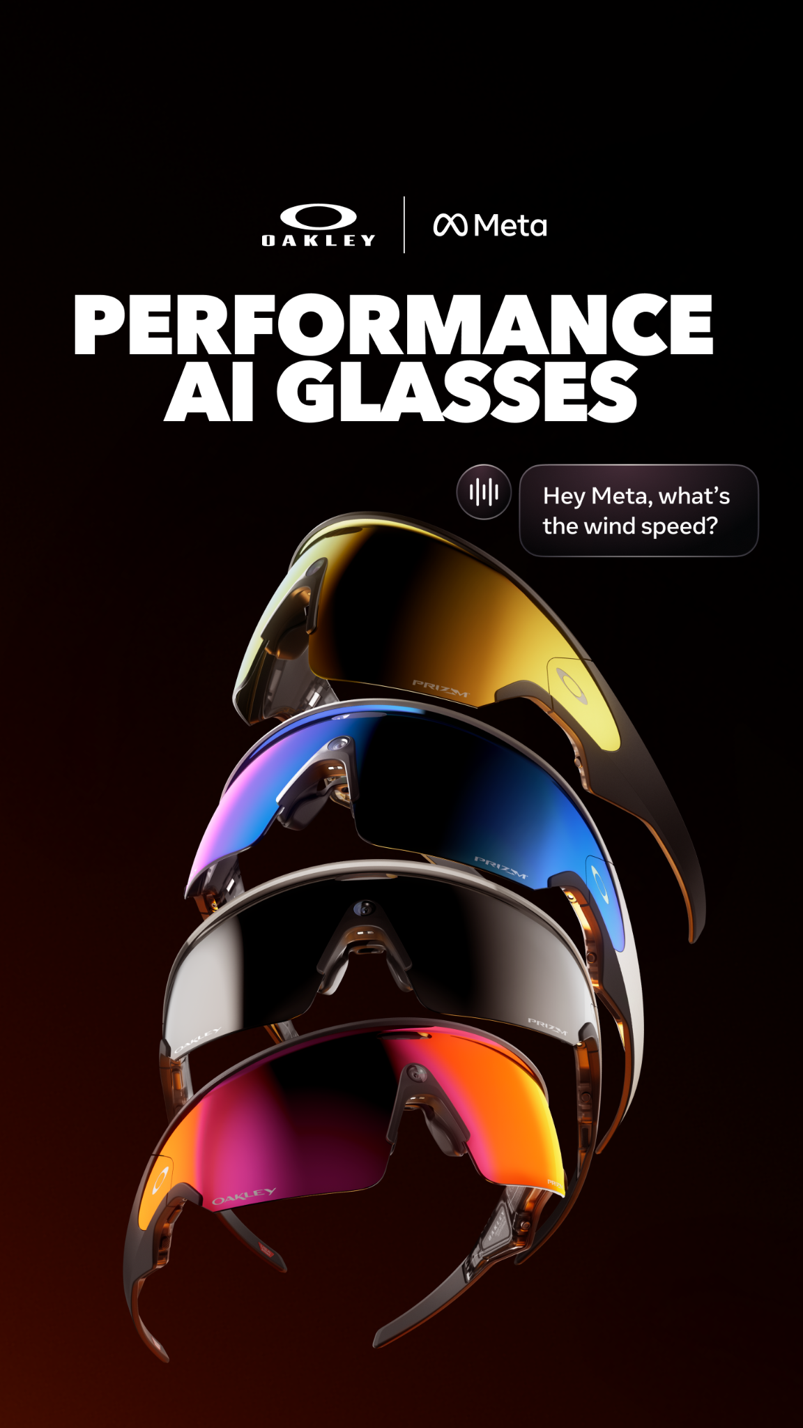 Oakley Meta Facebook ad