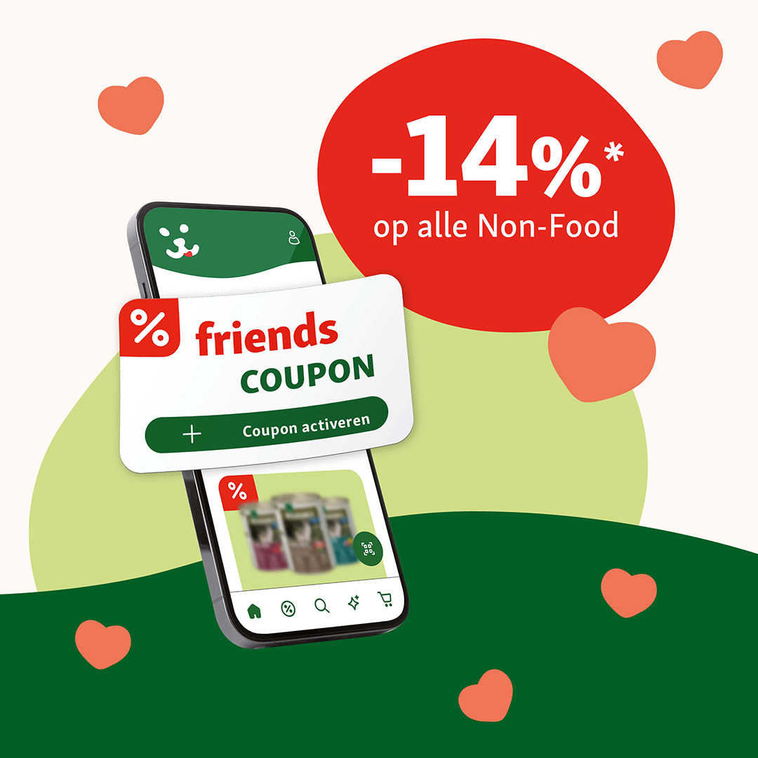 Maxi Zoo Belgium Facebook ad: Korting is in the air.
