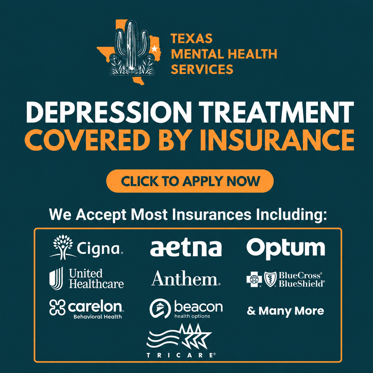 Texas Mental Health Services Facebook ad from Jul 4, 2026