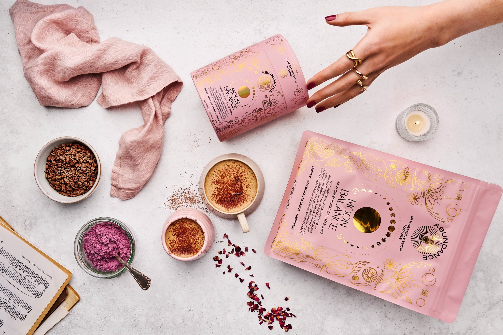 Abundance Ceremonial Cacao Facebook ad: ✹ ORGANIC CEREMONIAL CACAO ✹