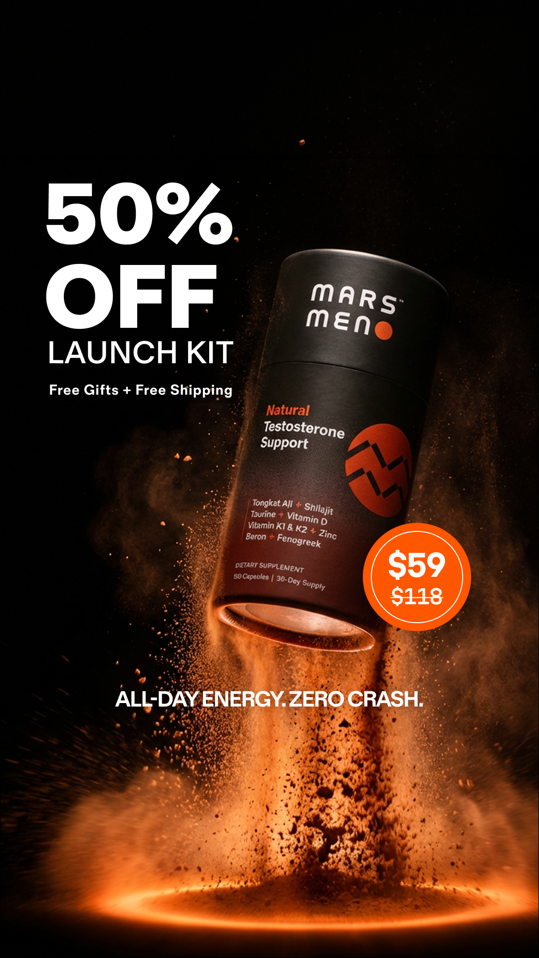 Mars Men Facebook ad