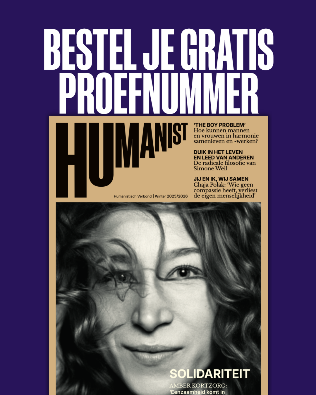 Humanistisch Verbond Facebook ad from Feb 2, 2026