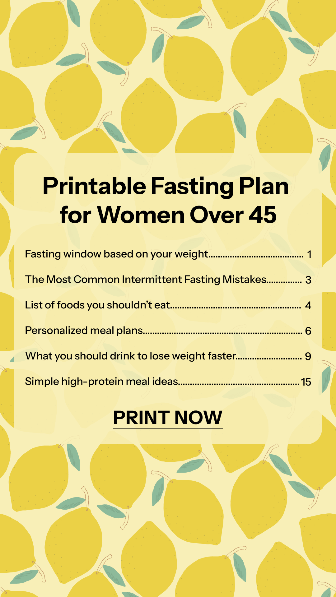 Simple Fasting App Facebook ad