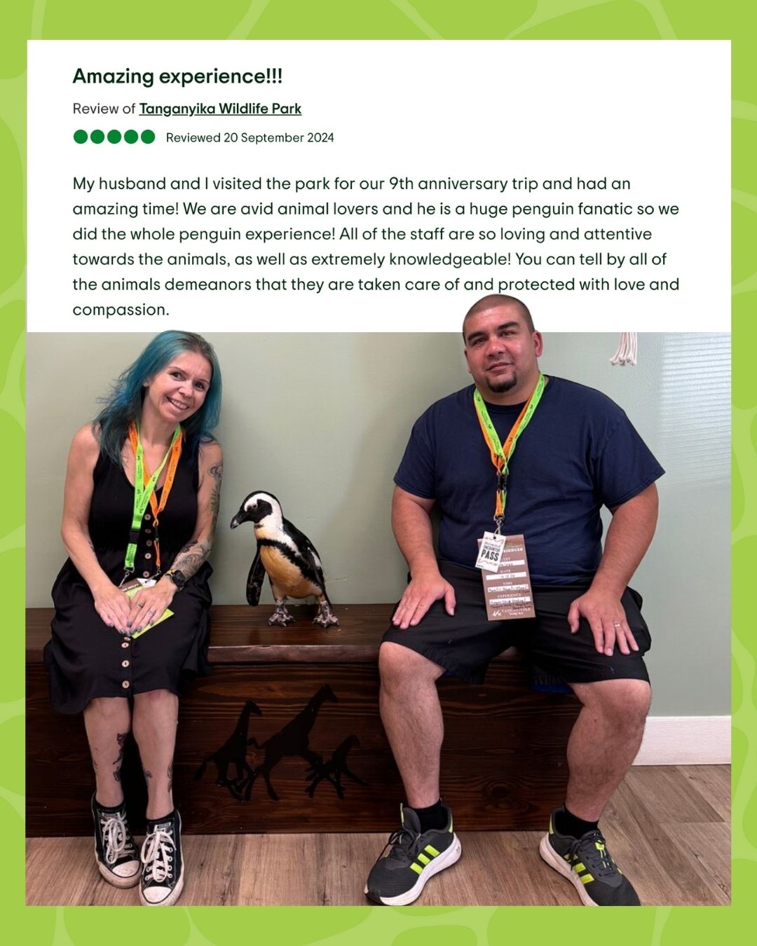 Tanganyika Wildlife Park Facebook ad