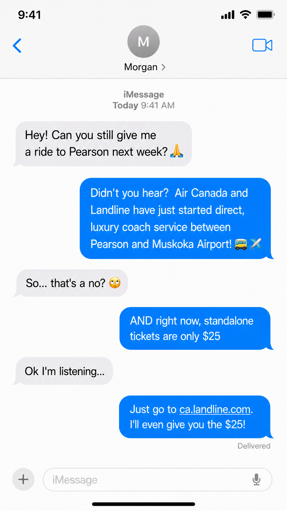 The Landline Company Facebook ad