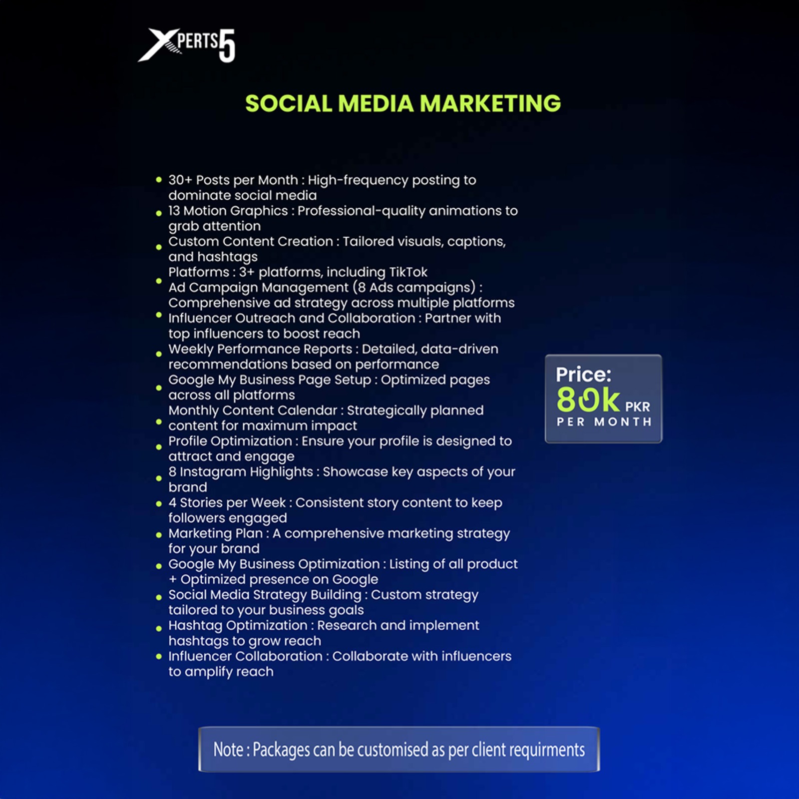 Xperts5 Facebook ad: Turn Social Media into a Sales Machine