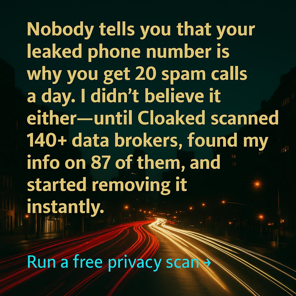 Cloaked Inc. Facebook ad