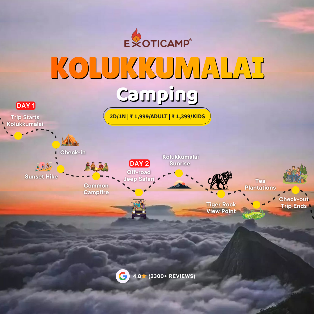 Exoticamp Facebook ad: Weekend plans? Sorted.