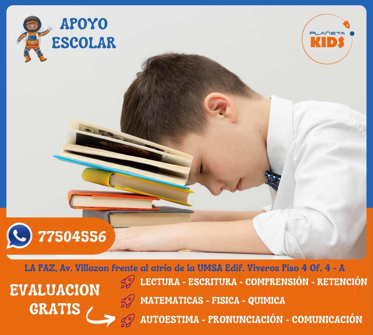 Planeta KIDS Facebook ad: EVALUACIÓN GRATIS