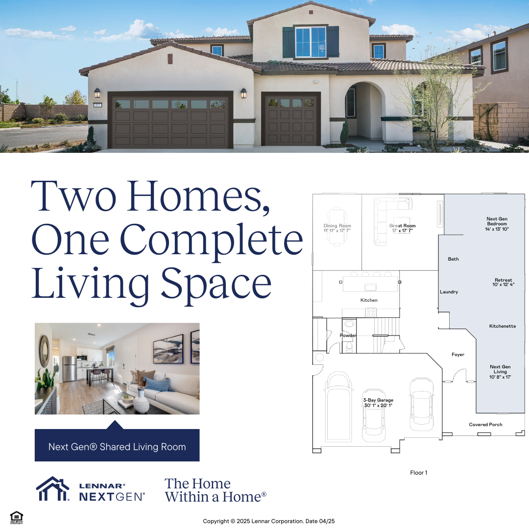 Lennar Inland Empire Facebook ad