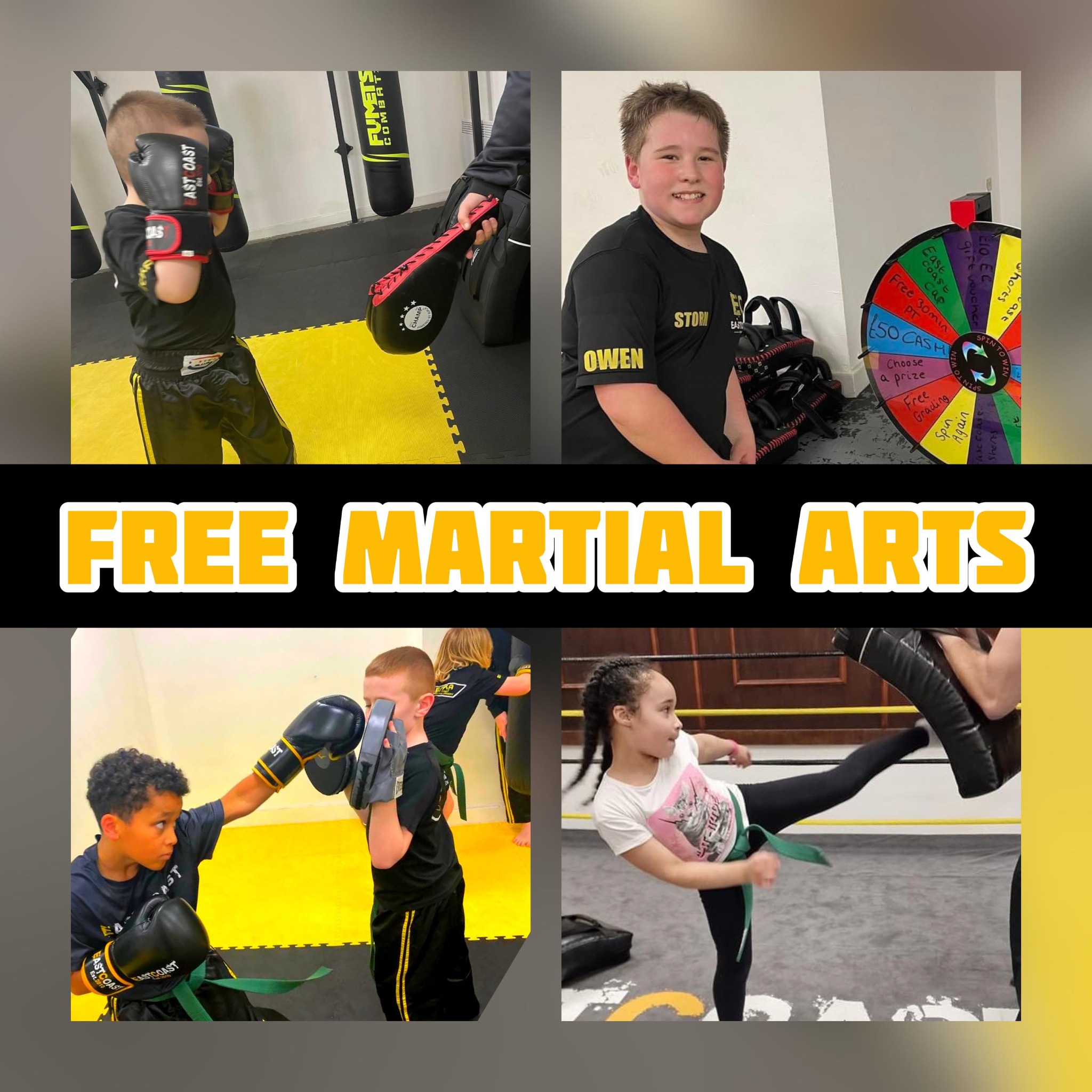 Eastcoast Martial Arts & Fitness Facebook ad from Aug 21, 2023