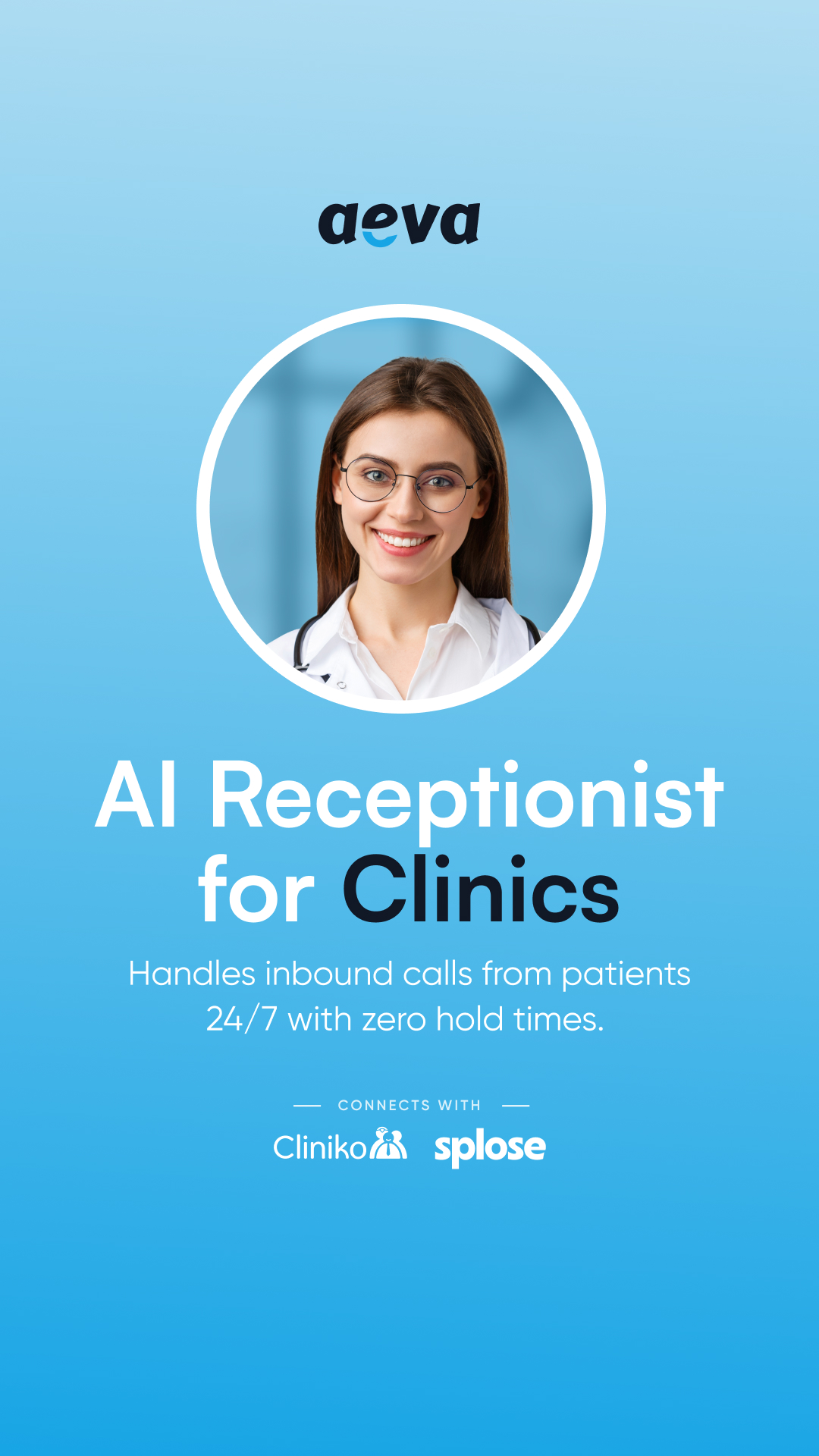 Aeva AI Receptionist Facebook ad