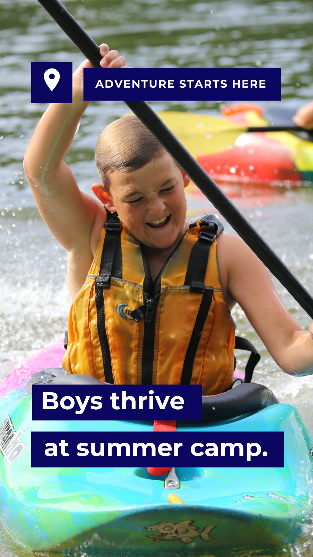 Camp High Rocks for Boys Facebook ad from Dec 9, 2025