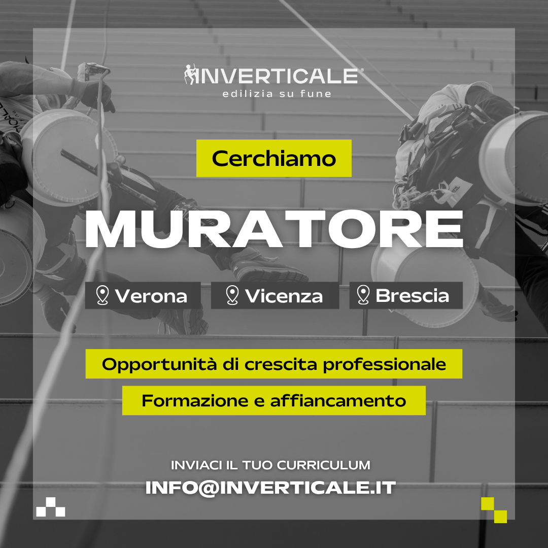 Inverticale - Edilizia su fune Facebook ad: Lavora con noi - Inverticale