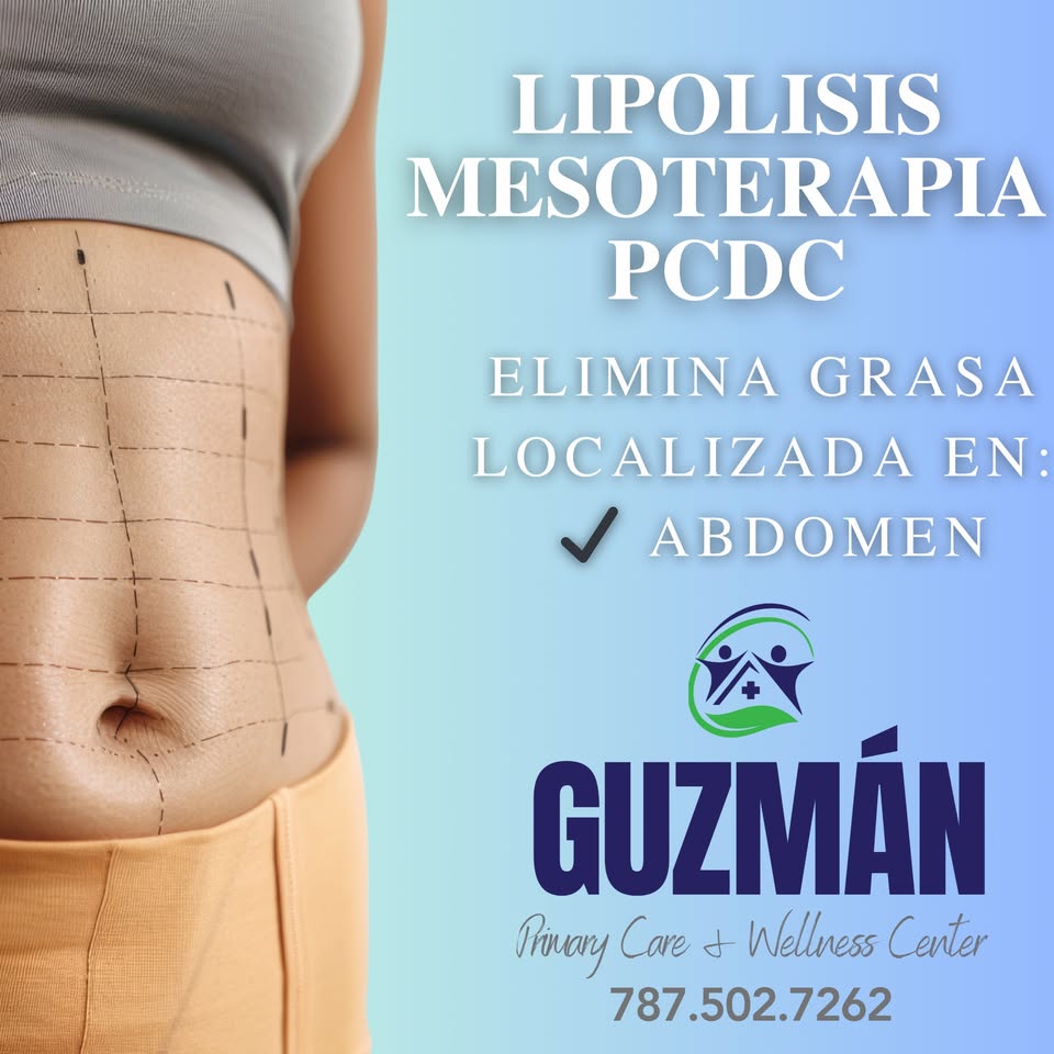 Guzmán Primary Care & Wellness Center- Dra. Elizabeth Guzmán Facebook ad: DEFINICIÓN CORPORAL SIN CIRUGÍA PCDC