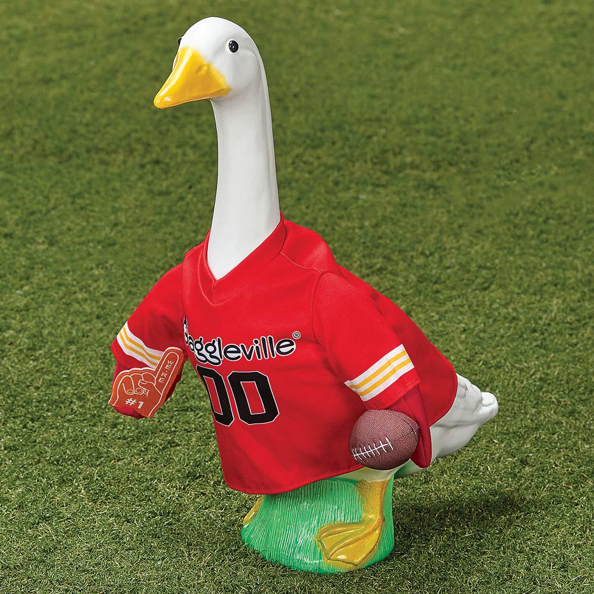 Miles Kimball Facebook ad: Dress Your Porch Goose in Kansas Team Colors!