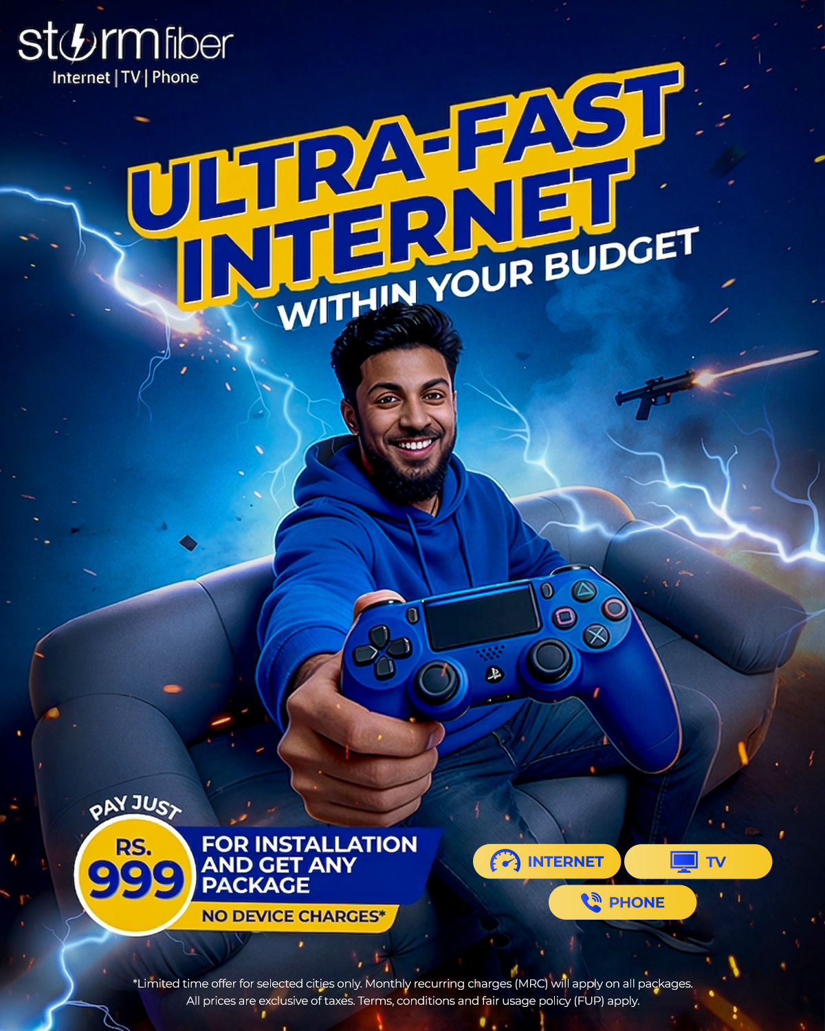 StormFiber Facebook ad