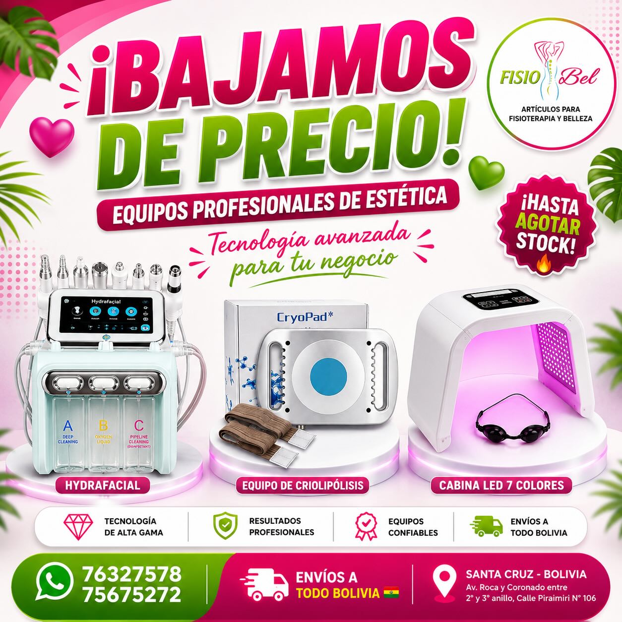 FisioBel - Fisioterapia y Belleza Facebook ad: ¡ATENCIÓN, PROFESIONALES DE LA ESTÉTICA!
