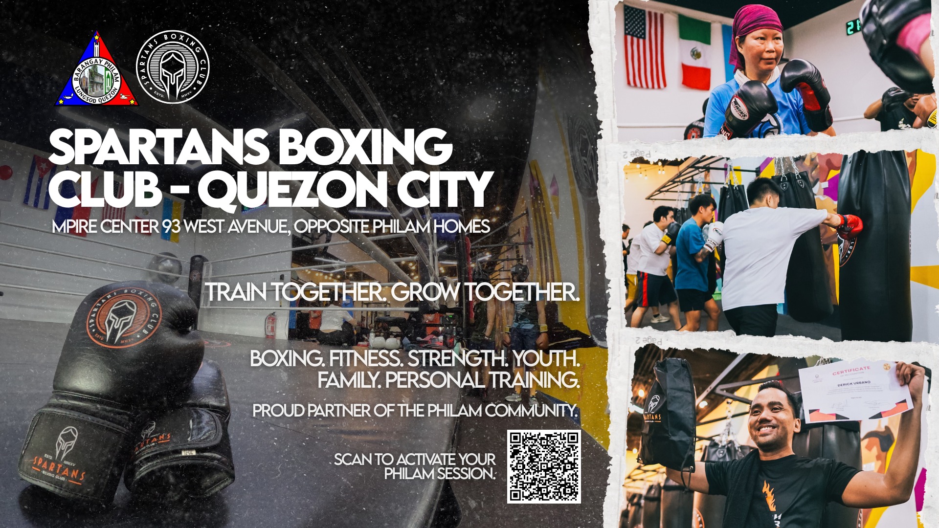 Spartans Boxing Club - Quezon City Facebook ad