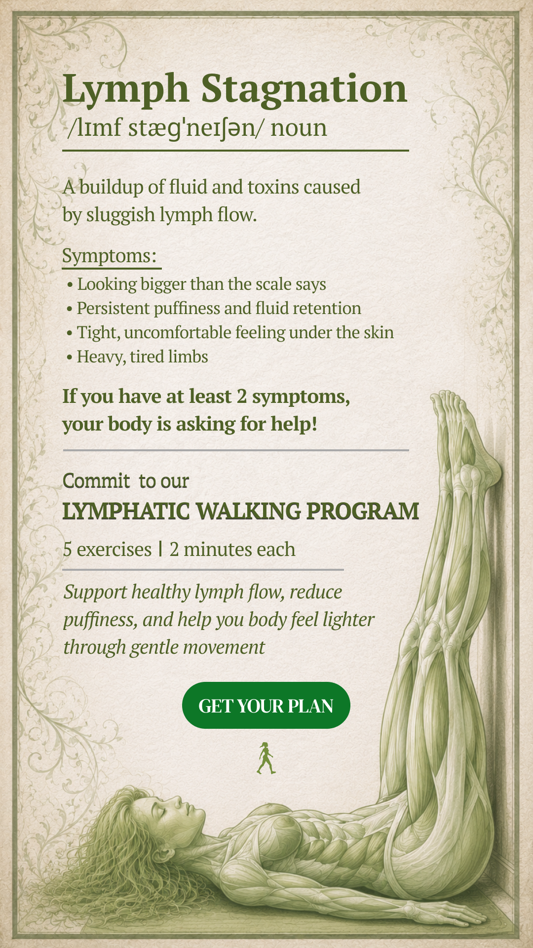 WalkFit Daily Walking Plan Facebook ad