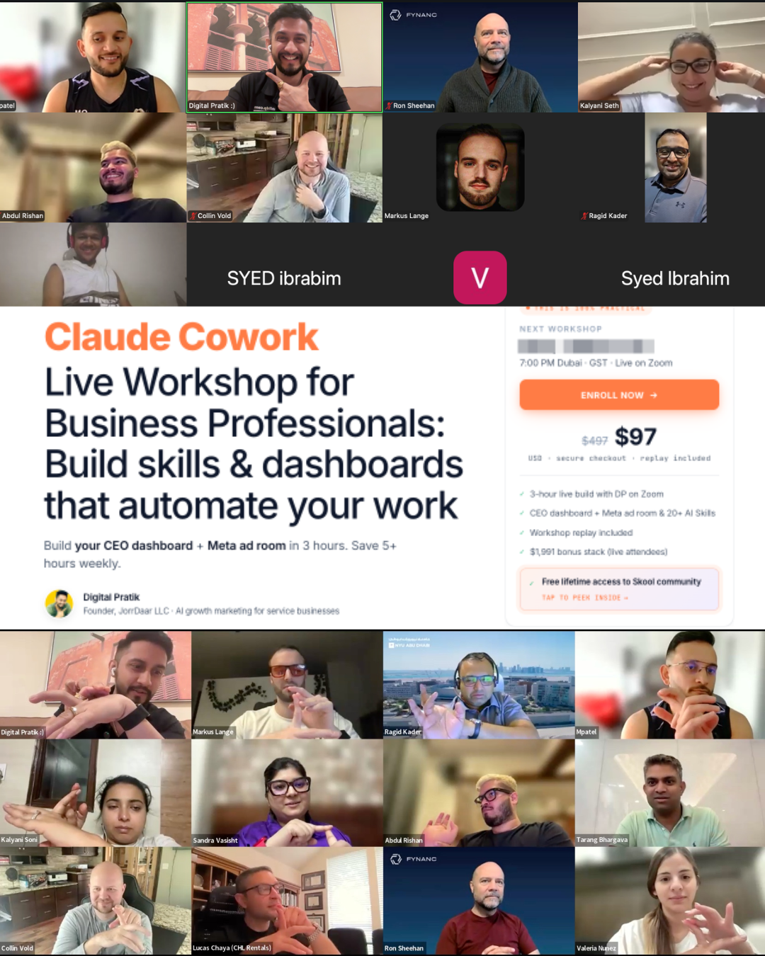 Digital Pratik Facebook ad: Fire Your Agency. Hire Claude Cowork