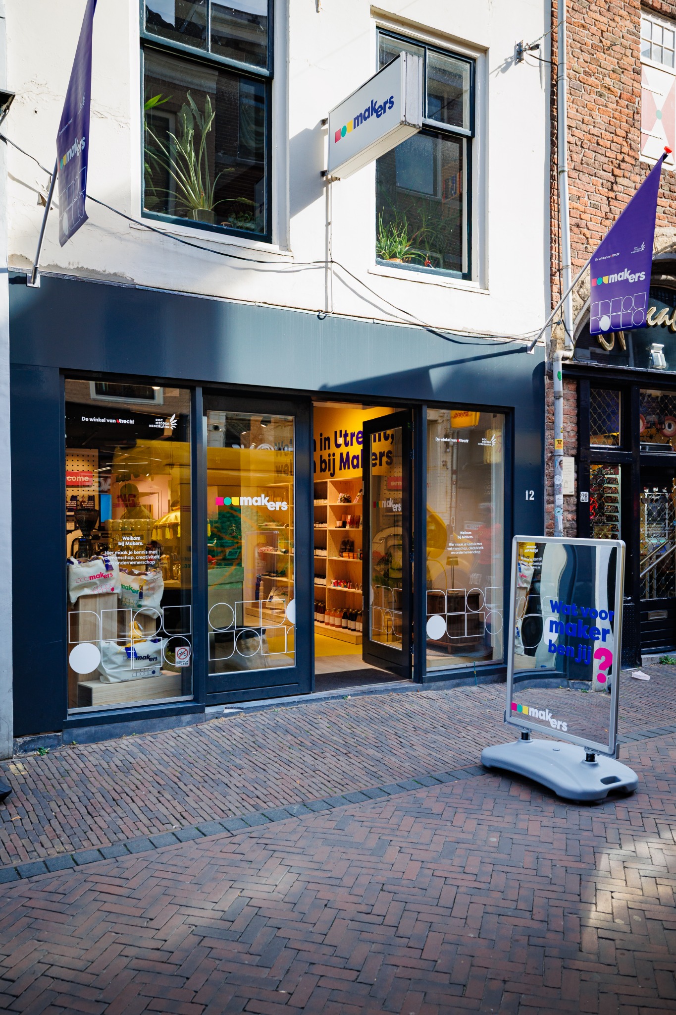 ROC Midden Nederland Facebook ad: In het centrum van Utrecht vind je Makers…