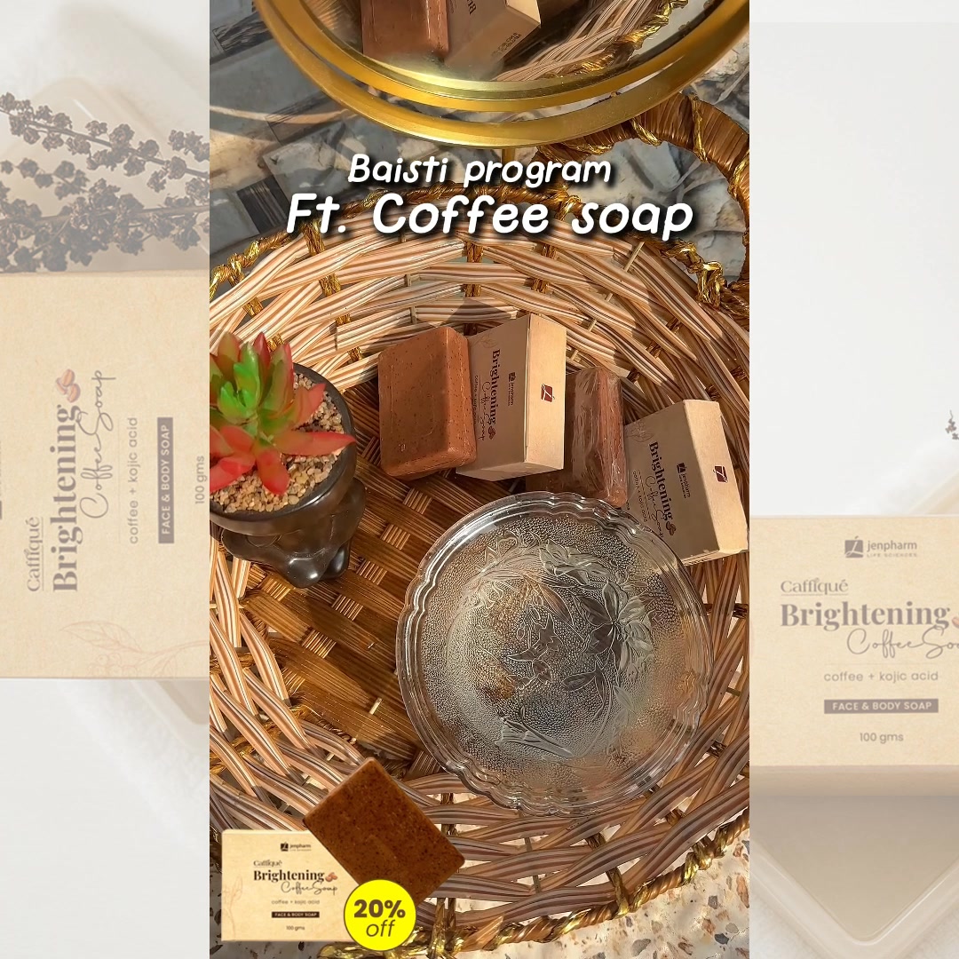 Jenpharm Life Sciences Facebook ad: Coffee Soap Full Launch, 20% OFF
