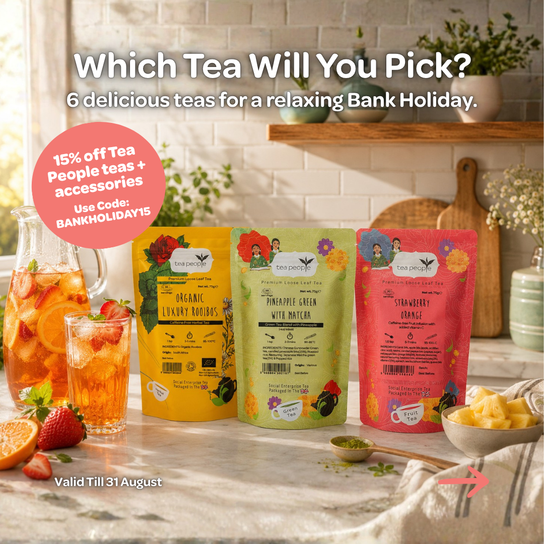 Tea People Facebook ad: Six teas. Six different moods.